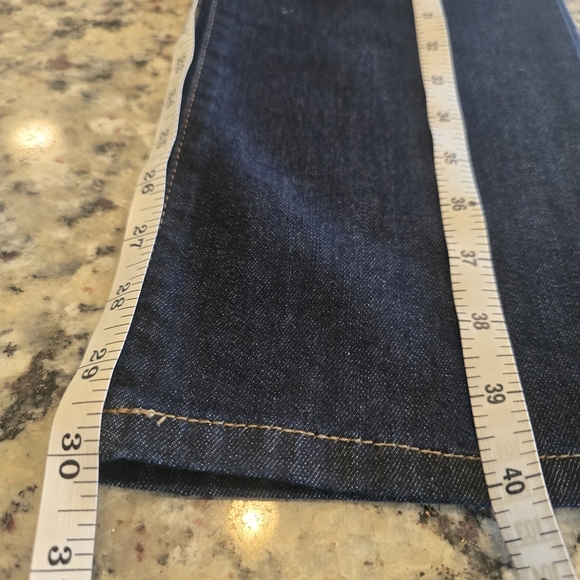 St John’s Bay Straight Leg Dark Wash Jeans NWT Size 10 Classic Mid Rise - Picture 11 of 12